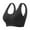 Black, variant on Seamless Bras For Women Push Up Sports Gym Support Convertible Padded Underwear