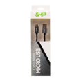 thumbnail image 1 of Cable Micro USB Ghia Forro Metálico 1 m Gris, 1 of 1
