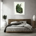thumbnail image 3 of Maki 26x31 White Modern Wood Framed Wall Art Titled - Foliage Hill I, 3 of 6