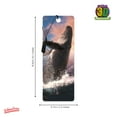 thumbnail image 2 of 3D LiveLife Bookmark Whale Jump from Deluxebase Lenticular 3D Whale Artwork by David Penfound, 2 of 4