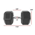thumbnail image 2 of CAP Barbell, 110lb Coated Hex Dumbbell, Single, 2 of 7