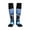 2 Black-2, variant on Honeii Blue Viper Snake 2 Print Sports Compression Socks,Running Crew Socks,Moisture-Wicking Anti-Blister Hiking&Gym Athletic