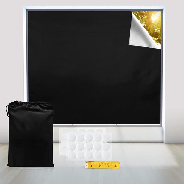 Portable Blackout Curtains for Baby Travel Blackout Curtains Black Out Blinds for Window 118" x