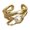 Gold-color, variant on Double Layer Adjustable Rings Open Jewelry Delicate Tassels Finger Rings Alloy Texture Suitable for Various Occasion