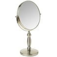 thumbnail image 2 of Floxite Dual sided 1x and 15x Vanity Mirror, Brushed Nickel C104, 2 of 3