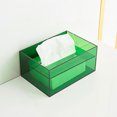 thumbnail image 4 of ángulo De Cubierta De Caja De Pañuelos De Acrílico Transparente Para Tocador De Oficina ángulo De Cubierta De Caja De Pañuelos De Acrílico Transparente Para Tocador De Baoblaze none, 4 of 7