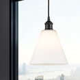 thumbnail image 2 of 616-1P-BK-GBC-81 Innovations Lighting Berkshire - 1 Light Cord Hung Mini Pendant In Modern Style-10.75 Inches Tall and 8 Inches Wide-Matte Black, 2 of 2