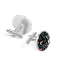 thumbnail image 3 of Christmas Tree Elegant Stainless Steel Cufflinks Set for Men, for Formal Attire, Ideal for Business Meetings and Weddings, 3 of 6