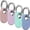 Pink/Lilac/Pastel Green/Light Blue, variant on WILLED 4 Pack Compatible with Samsung Smart tag 2 case, Silicone with Samsung Galaxy SmartTag2 Keychain Full Body Shockproof, Anti-Scratch for Backpacks, Car Keys,Luggage, Valuables and More