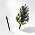 thumbnail image 7 of Artificial Floral Bush With Ground Insert, Faux Botanical For Outdoor Garden Patio Porch Yard Ornament, Uv Sturdy Maintenance-Free Floral Focus, 7 of 7