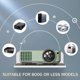 thumbnail image 4 of 2pack Wall Shelf Speaker Stand, Acrylic Wall Mount Display Shelf For Bluetooth Speaker, Webcam, Cel, 4 of 5