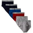 thumbnail image 6 of Fruit of the Loom Men's 100% Cotton Assorted Dual Defense Fashion Mid-rise Briefs, 6 of 7
