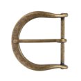 thumbnail image 1 of 2 3/8" (60mm) Wide Single Prong Harness Shape Replacement Belt Buckle, 1 of 1