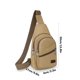 thumbnail image 3 of Bolsa bandolera de hombre con múltiples bolsillos: bolsa bandolera de gran capacidad para trabajo, viajes y uso diario, 3 of 6
