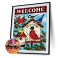 thumbnail image 1 of Cuadros Decorativos 5D DIY Diamond Painting Kits Bird Full Square Drill Mosaic Arts (45x60CM) Wdftyju embutido en tela, 1 of 9
