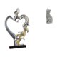 thumbnail image 1 of Estatua de pareja,Figura de pareja besándose,regalo de boda moderno,Estatua de pareja besándose en el aniversario de San Valentín,Figura de escritorio,Estatua de gato,linda, 1 of 8