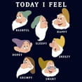 thumbnail image 2 of Juniors Snow White and the Seven Dwarfs Today I Feel Faces T Shirt, 2 of 4