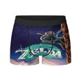 thumbnail image 2 of Calzoncillos tipo bóxer para hombre, ropa interior masculina, transpirable, con el tema de Zeldas Legendary Hot Game, 2 of 5