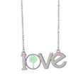 thumbnail image 1 of Pendentif Pendentif pendentif Fleur Arbre Vert Rond Bijoux, 1 of 3