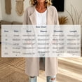 thumbnail image 5 of Bixock Women's Casual Coats Windproof Lapel Collar Long Sleeve Solid Color with Pockets Warm Fall Winter Outerwear Commute Outdoor Daily Wear, 5 of 5