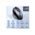 thumbnail image 3 of Mouse Inalámbrico Bluetooth Recargable Ergonomía 2.4g 3modos negro, 3 of 5