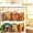 Kapi Bakery, variant on DIY Wooden Mini House Fridge Magnet with LED Light, Capybara Bakery 3D Puzzle Refrigerator Decor