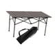 thumbnail image 4 of Mesa auxiliar para acampar al aire libre, portátil, compacta, estable, fácil de instalar, para 2 a 4 personas, para barbacoas, cocina al aire libre y plateado, 4 of 8