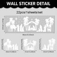 thumbnail image 6 of HaoXun Christmas Wall Stickers Self-Adhesive Removable for Kids Room Decor, Holiday Bedroom Background Decoration, Easy Peel & Stick, 6 of 6