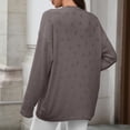 thumbnail image 6 of Plebaso Cardigan for Women Long Sleeve Casual Open Front Sweater Lightweight Womens Loose Knit Cardigans, 6 of 7