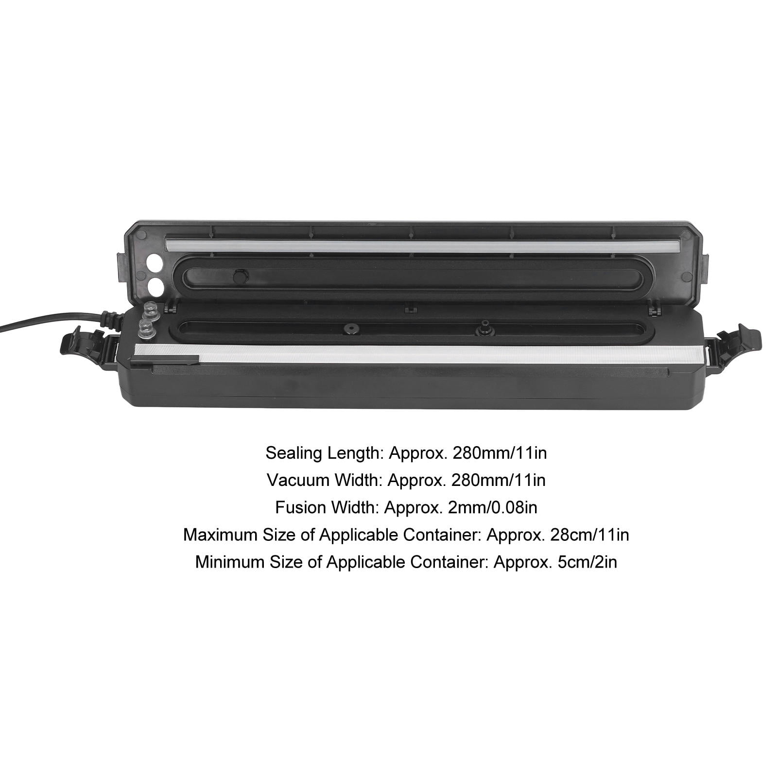 Yajisi 10‑Bag Automatic Vacuum Sealer with LED Timer – 15‑Second Quick Seal, Dry & Moist Modes, 220V CN Plug