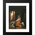 thumbnail image 2 of Pieter De Hooch 11x14 Black Modern Framed Museum Art Print Titled - Mother Nursing Her Child (C. 1674-1676), 2 of 5