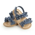 thumbnail image 3 of Toddler Sandals Girl Summer Outdoor First Walk Summer Shoes Blue Size 12, 3 of 7