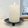 thumbnail image 3 of Txlixc Portavelas de placa de hierro Portavelas de estilo nórdico Pedestal decorativo Txlixc  Moda, 3 of 6