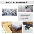 thumbnail image 5 of ZHONGYUTONG Large Flower Wall Art Elegant Peony Picture Pink Floral Canvas Painting Butterfly Flower Artwork Print Wall Decor for Home Bedroom Office Framed (20.00" x 40.00"), 5 of 5