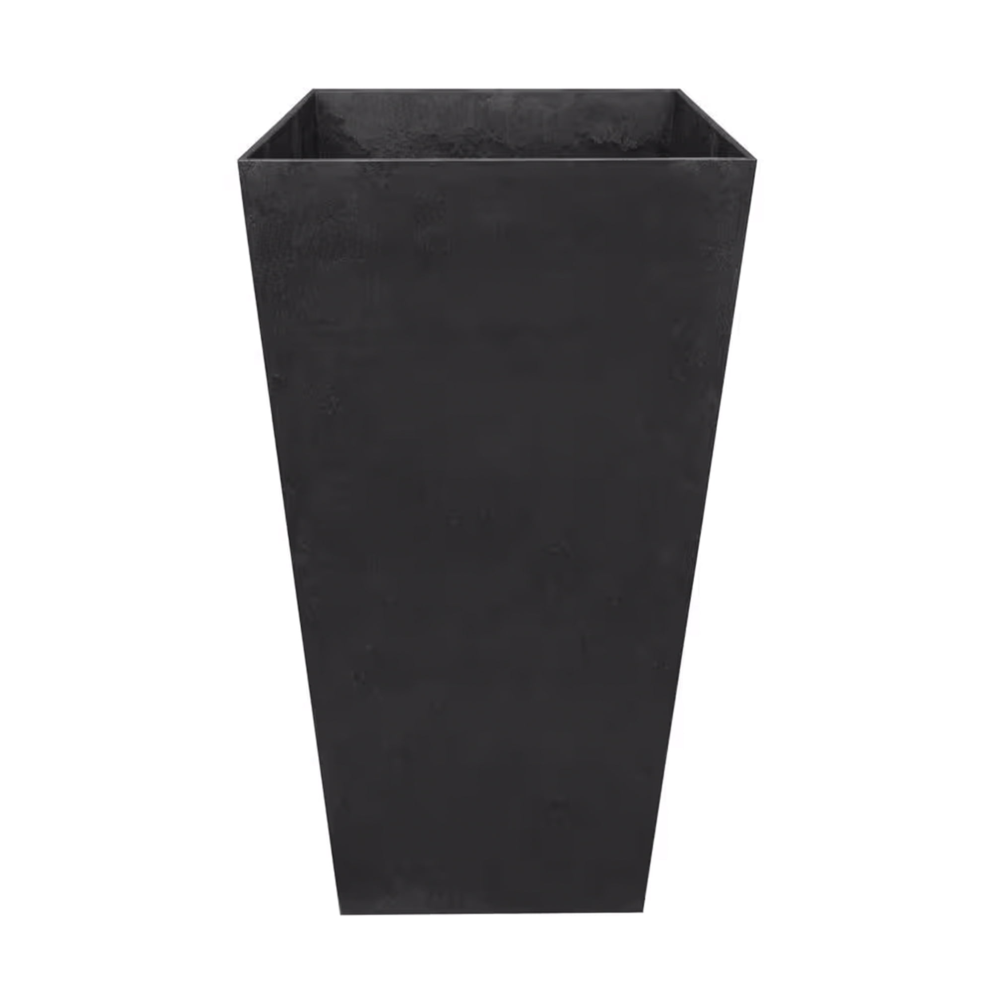Tierra Verde 2 Pack Indoor Outdoor 28” Self Watering Planter, Sonata, Black