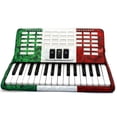 thumbnail image 3 of Rossetti Piano Accordion 32 Bass 30 Piano Keys 3 Switches Mexican Flag, 3 of 4