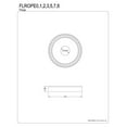 thumbnail image 2 of Kingston Brass Plumbing Parts 3" Diameter Rope D?or Escutcheon, 2 of 2