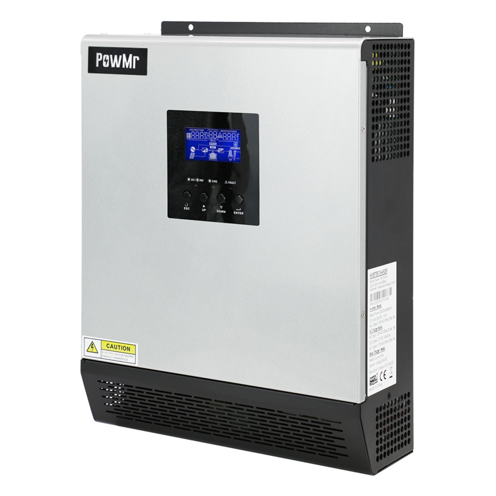 3KVA Hybrid Solar Inverter DC 24V to AC 110V Built-in 50A PWM Solar Controller