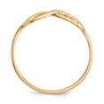 thumbnail image 2 of 14k Yellow Gold Infinity Ring, 2 of 7