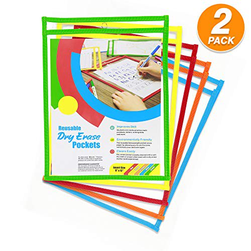 Dry Erase Pockets Sheet Protectors Reusable Plastic Sleeves Environment
