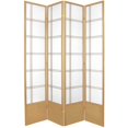 thumbnail image 3 of Oriental Furniture 83.5'' x 56'' Double Cross Shoji 4 Panel Room Divider, 3 of 6