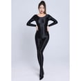 thumbnail image 5 of Body de cuerpo entero brillante sin costuras con busto unisex M XL, leotardo sexy y sexy, mono conjunto, mono de una pieza, 5 of 5