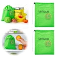 thumbnail image 1 of Iodue Food Storage Banana & Lettuce Bag Washable Stay Fresh Bags Drawstring Design Storage Bag Banana Storage Bag Vegetable Storage Bag Odor For Fruits And Vegetables 2pcs, 1 of 4