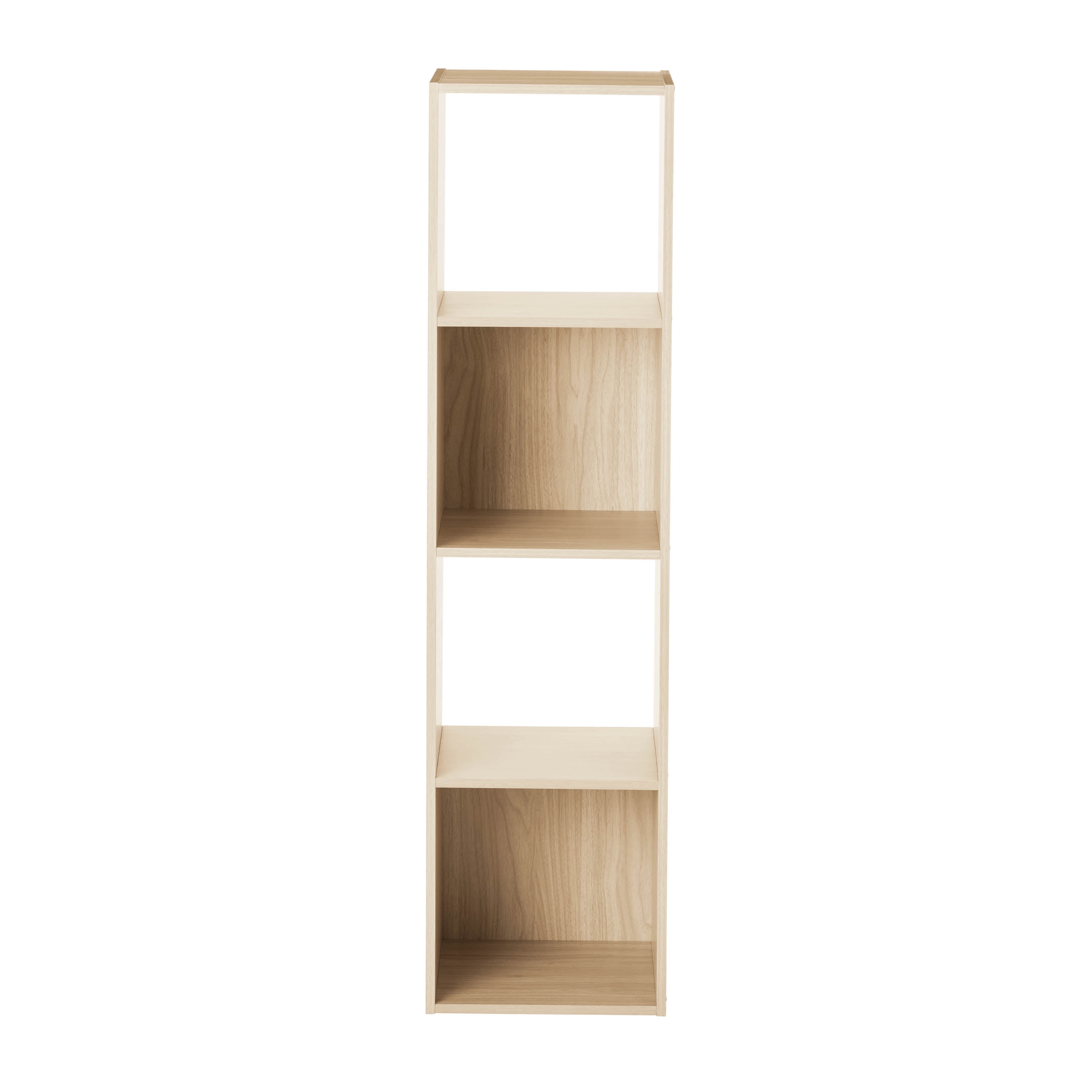 Mainstays 4 Cube Vertical Storage Organizer, Spring Pine