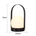 thumbnail image 1 of Lámpara de noche LED Protección ocular Lámparas de mesita de noche para el dormitorio del hogar (negro) Likrtyny Para estrenar, 1 of 9