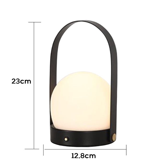Lámpara de noche LED Protección ocular Lámparas de mesita de noche para el dormitorio del hogar (negro) Likrtyny Para estrenar