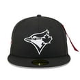 thumbnail image 2 of Men's New Era x Alpha Industries  Black Toronto Blue Jays 59FIFTY Fitted Hat, 2 of 5