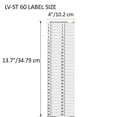 thumbnail image 2 of LV Fuse Box Circuit Breaker Panel Directory Labels/Decals/Stickers for All Electrical Panel/Load Centers (Standard 60 Circuits 2 Pcs), 2 of 6