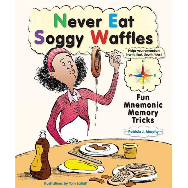 Never Eat Soggy Waffles Fun Mnemonic Memory Tricks Walmart Com
