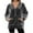 A-Gray909, variant on XIAOCHA Womens Hoodies Half Zip Velvet Textured Loose Hooded Sweatshirts Solid Color Kangaroo Pocket Trendy Sport Hoodie